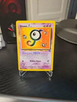 Unown J - 38 Black Star Promo Pokemon - LP - Image 1