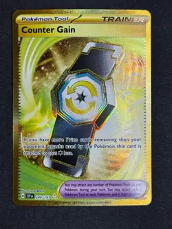 Counter Gain 249/191 Surging Sparks Gold Secret Rare Pokemon TCG NM/MINT - Image 1