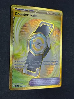 Counter Gain 249/191 Surging Sparks Gold Secret Rare Pokemon TCG NM/MINT - Image 4