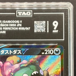 2021 Pokemon Japanese Towering Perfection Garbodor V #030/067 TAG 9 MINT SWSH RR - Image 3
