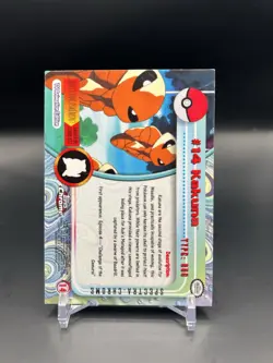 Topps Chrome 2000 Pokemon - Spectra Chrome #14 Kakuna - Image 2