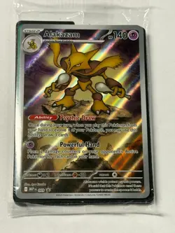 Alakazam - 009 - ME: Mega Evolution Promo SEALED w/ Dividers Pokemon - Image 1