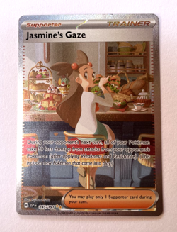 Pokemon TCG Jasmine's Gaze 245/191 Surging Sparks Special Illustration Rare Holo - Image 1