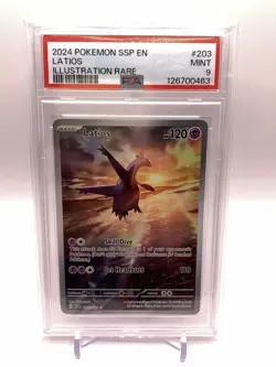 Latios 2024 Pokemon SSP EN #203/191 ILLUSTRATION RARE - FULL ART HOLO 🔥 - Image 1
