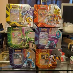 Pokemon TCG Tin - Lot Of 6. Sealed, Brand New - Image 1