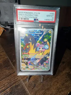 2025 POKEMON JTG EN-JOURNEY TOGETHER ILLUSTRATION RARE IONO'S KILOWATTREL PSA 10 - Image 1