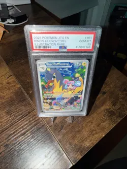 2025 POKEMON JTG EN-JOURNEY TOGETHER ILLUSTRATION RARE IONO'S KILOWATTREL PSA 10 - Image 2