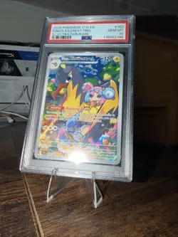 2025 POKEMON JTG EN-JOURNEY TOGETHER ILLUSTRATION RARE IONO'S KILOWATTREL PSA 10 - Image 5