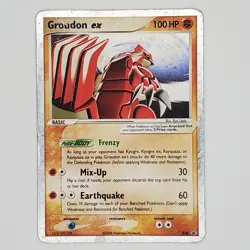 Groudon ex - 038 (EX Collector's Tins) 038 Holo HP (Faded Back) Pokemon TCG - Image 1