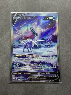 Suicune V Crown Zenith Galarian Gallery Holo Ultra Rare Card GG38/GG70 - Image 2