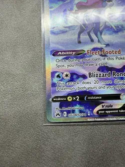 Suicune V Crown Zenith Galarian Gallery Holo Ultra Rare Card GG38/GG70 - Image 5