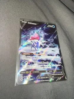 Suicune v Crown Zenith Galarian Gallery Holo Ultra Rare Card GG38 GG70 - Image 2