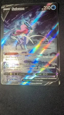 Suicune v Crown Zenith Galarian Gallery Holo Ultra Rare Card GG38 GG70 - Image 1