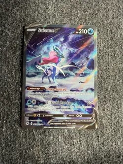 Suicune v Crown Zenith Galarian Gallery Holo Ultra Rare Card GG38 GG70 - Image 1