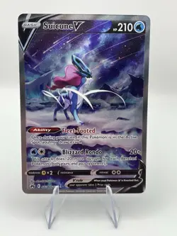 Pokemon Card - Suicune V GG38/GG70 Ultra Rare Holo Crown Zenith Galarian Gallery - Image 1