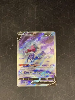 Suicune v Crown Zenith Galarian Gallery Holo Ultra Rare Card GG38 GG70 - Image 1