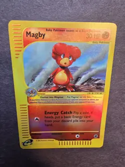 Pokemon TCG Magby Expedition Reverse Holo 52/165 NM/Mint - Image 5