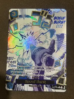 Boeuf Burst Alt Art OP12-060 Legacy of the Master One Piece Manga Event Tcg Ccg - Image 1