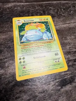 Pokemon TCG - Venusaur Holo Rare - Base Set 15/102 - HP - Image 2