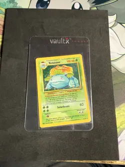 Venusaur 15/102 - Holo Rare WoTC 1999 Base Set Unlimited Pokemon TCG - MP-HP - Image 1