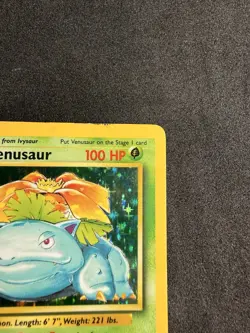 Venusaur 15/102 - Holo Rare WoTC 1999 Base Set Unlimited Pokemon TCG - MP-HP - Image 4