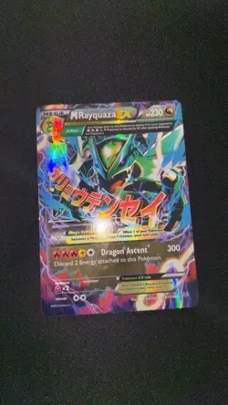 Pokemon TCG M Rayquaza EX Full Art Ultra Rare Holo Card Roaring Skies 61/108 - Image 1
