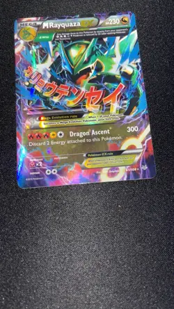 Pokemon TCG M Rayquaza EX Full Art Ultra Rare Holo Card Roaring Skies 61/108 - Image 4