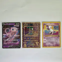 Pokemon Ancient Mew Holo Movie Promo Cards + bonus modern card 1999-2000 - Image 1
