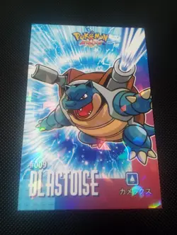 Pokemon 2024 Card Database Attacks Kanto Crack Ice Holo Blastoise 009 Peru - Image 1