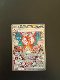 Pokemon Card Charizard Ex 223/197 Set Ossidiana Infuocata ENG Inglese Near Mint - Image 1