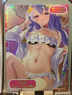 Roxy Mushoku Tensei Goddess Story Absolute Stunning Girl Anime Card SSR-011 SSR - Image 1