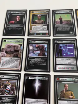 STAR TREK, 40 CCG CARD COMPLETE Q COMMON SET - FROM 1996. - Image 2