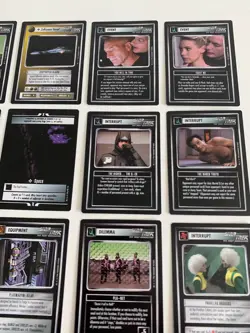 STAR TREK, 40 CCG CARD COMPLETE Q COMMON SET - FROM 1996. - Image 3