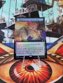 Waterbender's Restoration Extended Foil MTG Avatar Last Airbender Eternal Legal - Image 1