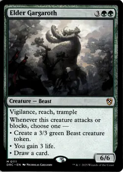 Elder Gargaroth 111 DRC Commander: Aetherdrift (NM) - Image 1