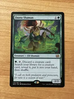 MTG NM Fauna Shaman {The Brothers' War] - Image 1