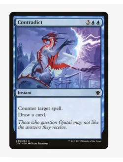 Contradict | Dragons of Tarkir (DTK) | MTG | Counter Target Spell | Draw | LP - Image 1