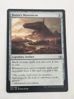 MTG Magic the Gathering Bontu's Monument (225/347) Amonkhet NM FREE SHIPPING - Image 1