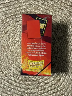 Ember 100 Matte Dual Dragon Shield Sleeves Standard Size🐉for Pokemon MTG DBS - Image 2