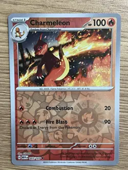 Pokemon 151 Mew Charizard Ex 006/165 Double Rare Holo + Charmander & Charmeleon - Image 3