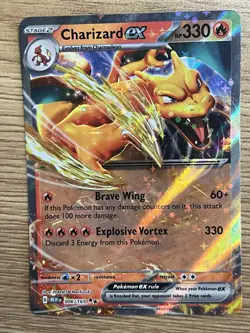 Pokemon 151 Mew Charizard Ex 006/165 Double Rare Holo + Charmander & Charmeleon - Image 4
