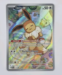 Eevee 173 Black Star Promo Pokemon Scarlet and Violet Holo - Image 1