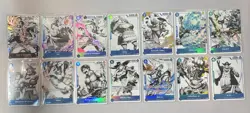 One Piece - ST22 Ace & Newgate - 1 Complete Set Blue & White Alt Arts (14 Cards) - Image 1