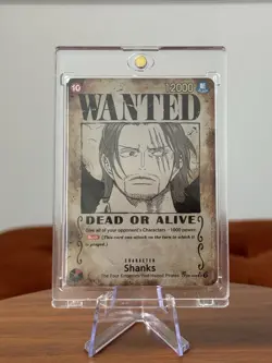 One Piece TCG Shanks OP09-004 (WANTED SP ALT ART) ENGLISH - Image 1
