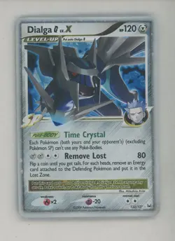 2009 Pokemon TCG Trading Card Game Platinum #122/127 Dialga G LV. X Holo - Image 1