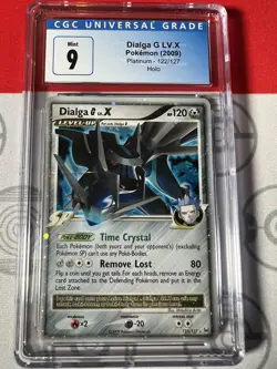 Dialga G Lv. X 122/127 CGC 8.5 NM MINT + Holo Rare Card 2009 Pokemon Platinum - Image 1