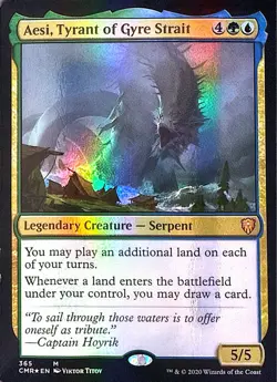 Aesi, Tyrant of Gyre Strait Foil M Commander Legends 365 NM - Image 1