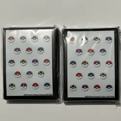 Lot Of 2 Pokemon TCG Official Pokeball Sleeves (65X2=130PCS) - Image 1