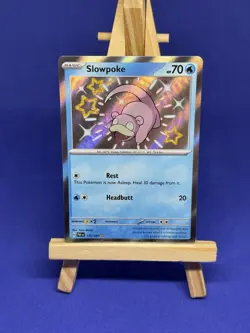 Pokemon Card Slowpoke 116/091 Paldean Fates Baby Shiny Rare NM - Image 1