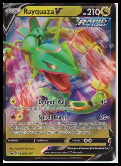 SWSH: Sword & Shield Promo Cards #SWSH147 Rayquaza V - Image 1